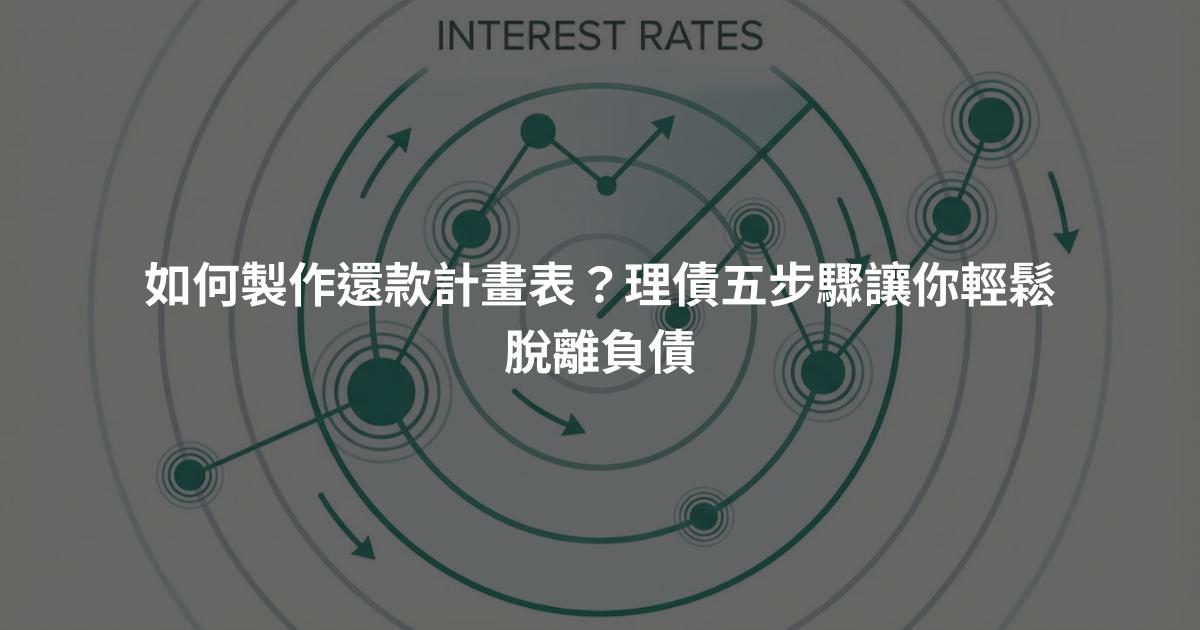 如何製作還款計畫表？理債五步驟讓你輕鬆脫離負債